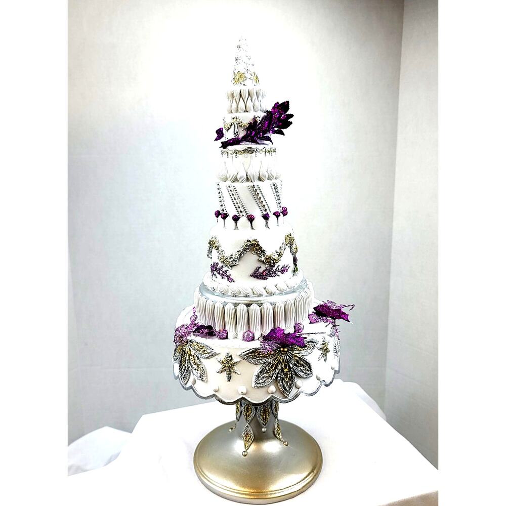 Fancy 8 Tier Cake Wedding Birthday Anniversary Plaster of Paris Can Be Anything